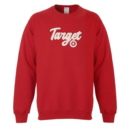 Target Chenille Patch Fleece Crewneck